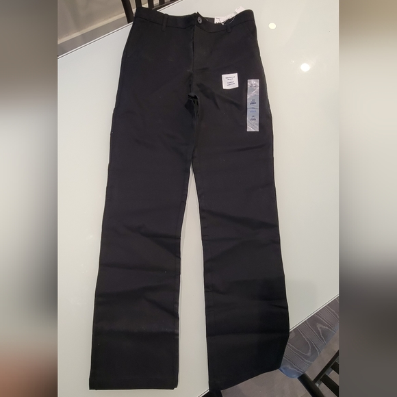 Old navy straight boys pants, black size 14 - Picture 3 of 4